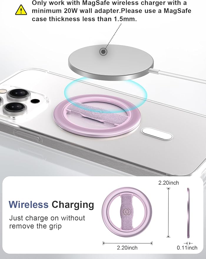 EWA MagOne Lite 3rd Gen Cell Phone Ring Holder, - Image 5