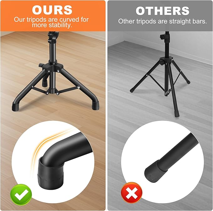 Projector Stand, Projector Laptop Stand Tripod Laptop Tripod Stand Height 24.4" - Image 3
