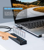 Eanetf USB 3.0 Hub, 7-Port - Image 3