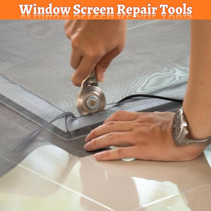 Screen Repair Tool, Window Roller, Spline Installer, 6 in 1 Window Installation - Image 6