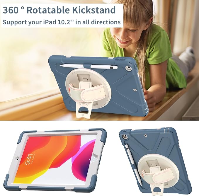 ZenRich Shockproof Case for iPad 9th/8th/7th Generation 10.2 inch 2021/2020/2019 - Image 3