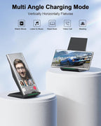 Fast Wireless Charger, NANAMI Qi Certified Wireless Charging Stand - Image 3