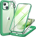 Miracase Glass Series Designed for iPhone 15 Plus Case 6.7', Full-Body Military by Miracase