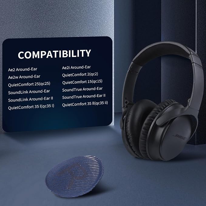 Ear Pads for Bose QC35: Durable Comfortable Noise Cancellation Replacement - Image 3