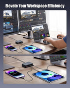 USB C Charger Block 440W Charging Station Hub, 8 Port GaN III Fast Charging - Image 7