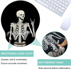 Mouse Pad with Wrist Support, Ergonomic Mouse Pad with Memory Foam Wrist Rest - Image 3