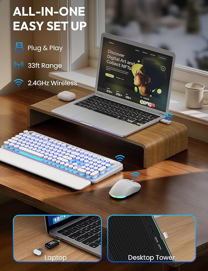 Wireless Keyboard and Mouse Combo - Image 5