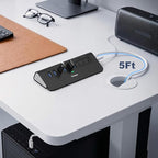 Powered USB Hub 10Gbps, intpw YH6AC 9-Port USB HUB - Image 3