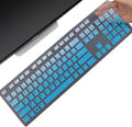 Keyboard Cover Skin for Dell KM636 KB216 KB216t KB216d KB216p Wired & Wireless by MUBUY