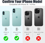 AGVEE 3+3 6 Pack for iPhone 16 6.1" / 16 Plus 6.7" Camera Lens Cover Protector - Image 2