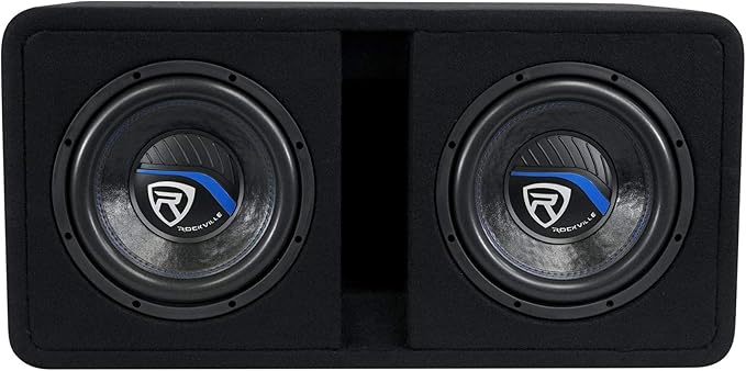 Rockville DV10K52 Dual 10" K5 2400w Car Subwoofers, Pre-Loaded Vented Sub - Image 2