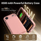 GIN FOXI Battery Case for iPhone 17 AIR, Charging Case Charger 8500mAh - Image 3