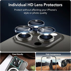ESR for iPhone 14 Pro Screen Protector Set, 3 Tempered-Glass Screen Protectors - Image 4