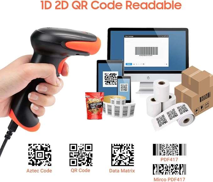 Tera Wireless 2D QR Barcode Scanner - Image 4