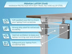 Verticle Side-Mount Laptop Desk Stand fits: - Image 5