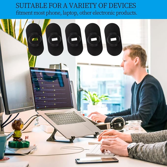 5Pack Anti Theft Self-Adhesive Security Plate - Image 6