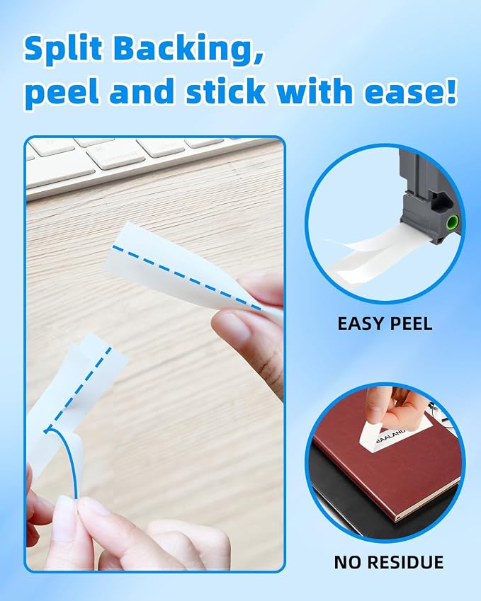 20-Pack Label Maker Tape Refills Replace - Image 5