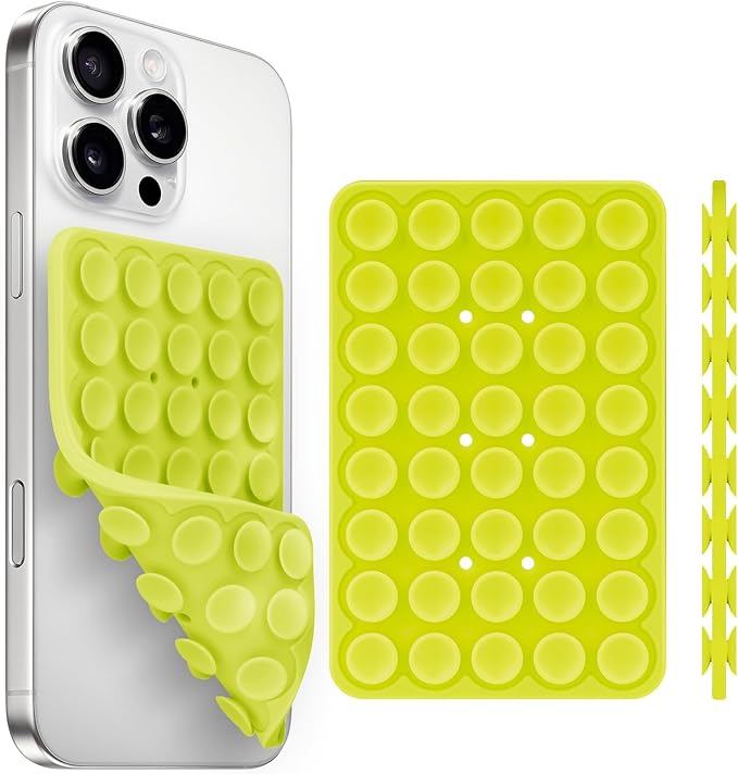 Silicone Suction Cup Phone Case Mount Double Sided, Phone Accessories by Yojaro