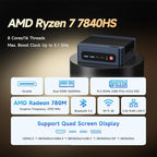 Reatan A6 AMD Ryzen 7 7840HS Gaming Mini PC, 32GB RAM DDR5 5600MHz 1TB SSD - Image 2