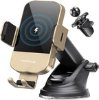 Wireless Car Charger, 15W Fast Charging Auto Clamping Car Charger Phone Mount by CHGeek