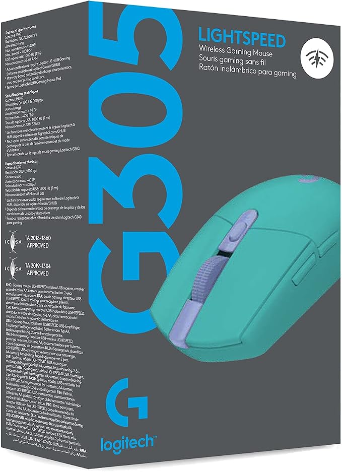 Logitech G305 LIGHTSPEED Wireless Gaming Mouse, Hero 12K Sensor, 000 DPI - Image 10