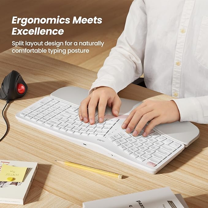Nulea Wireless Ergonomic Keyboard, Split Keyboard - Image 2