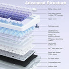 AULA F75 Pro Wireless Mechanical Keyboard, 75% Hot Swappable Custom Keyboard - Image 4