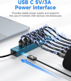 7 Ports USB 3.0 Hub, USB to Network HUB - Image 4