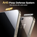 EGV 2 Pack for iPhone 15 Pro Max Privacy Screen Protector, 9H+ Military Grade - Image 3