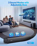 Soundbar with Subwoofer for TV, Home Theater Bluetooth 5.3 Speaker System with - Image 6