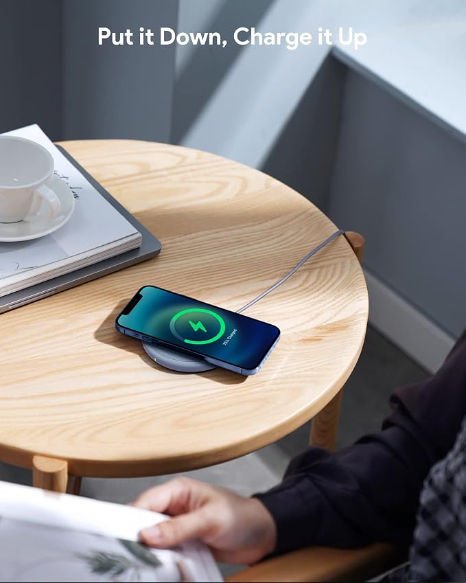 Wireless Charger, 15W Max Fast Wireless Charging Pad 2-Pack Compatible - Image 7