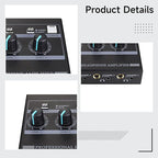Headphone Amplifier, 4 Channel Home Headphone Amplifier - Image 2