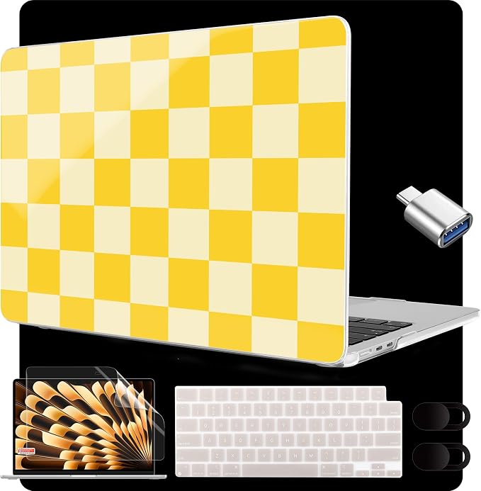 MEEgoodo for M4/M3/M2 MacBook Air 15.3 inch Case 2025 2024 2023, Case Fit Model by MEEgoodo