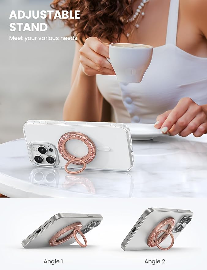 Lamicall Magnetic Twinkle Ring for MagSafe Grip - Image 6
