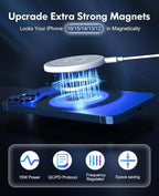 MagSafe Charger 2 Pack 15W Magnetic Wireless Charger Fast Charging Pad - Image 2