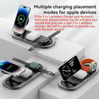 3 in 1 Wireless Charger for iPhone, Foldable Charging Station for Magsafe for - Image 4