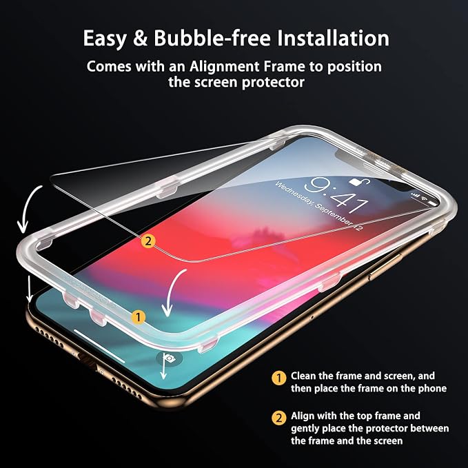 UNBREAKcable Screen Protector for iPhone X/XS/ 11 Pro, Double Shatterproof - Image 3