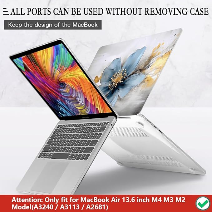 CISSOOK for MacBook Air 13.6 inch Case 2025 2024 2023 2022 Release Model A3240 - Image 5
