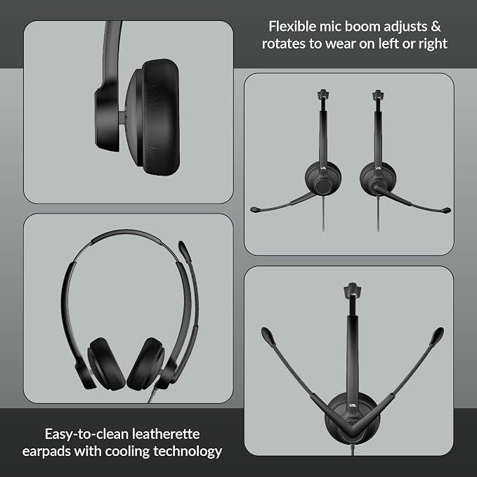 Cyber Acoustics USB-C Headset - Image 5