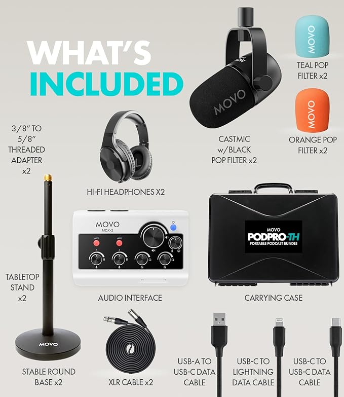 Movo Portable Podcast Equipment Bundle - Image 8