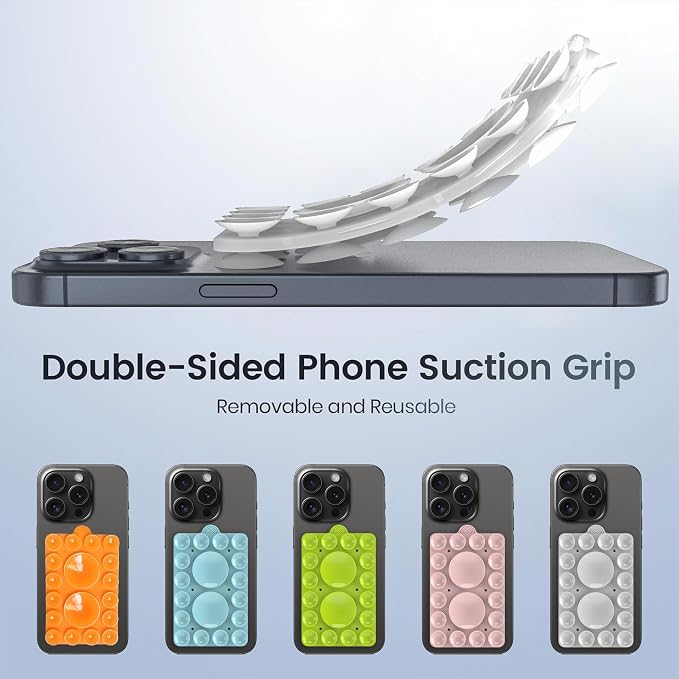 Silicone Suction Phone Holder Mount, Silicon Adhesive Phone Accessory - Image 6