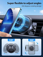 VICSEED for MagSafe Car Mount Magnetic Phone Holder for Car Vent 360 Adjustable - Image 6