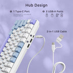 RK ROYAL KLUDGE RK96 RGB Limited Ed, 90% 96 Keys Wireless 3-Mode - Image 4
