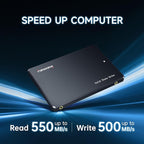 SSD 2TB Internal Solid State Drive SATA III 6Gb/s 2.5", 3D NAND, SLC Cache - Image 2