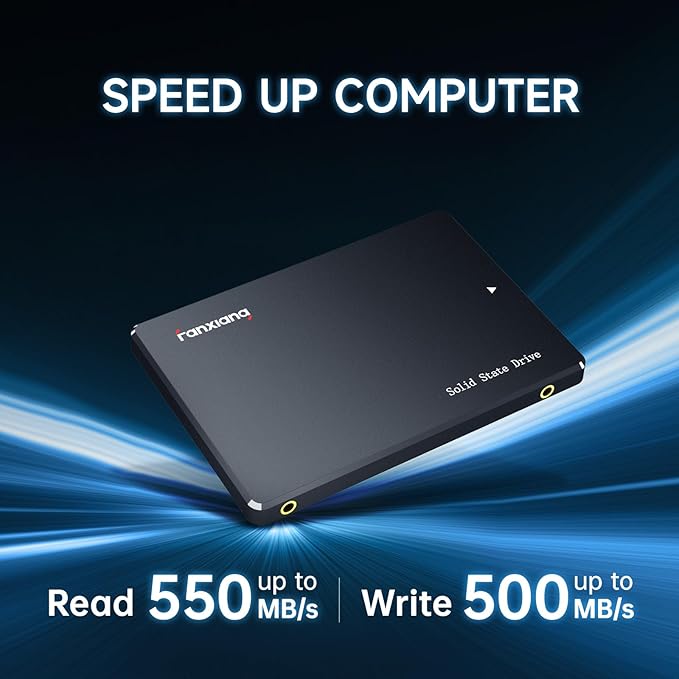 SSD 2TB Internal Solid State Drive SATA III 6Gb/s 2.5", 3D NAND, SLC Cache - Image 2