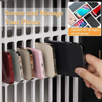 Cell Phone Holder Classroom 33 Slots Wooden Cell Phone Storage Cabinet Pocket - Image 5