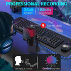ZealSound Gaming USB Microphone, Noise Cancellation Condenser mic - Image 5