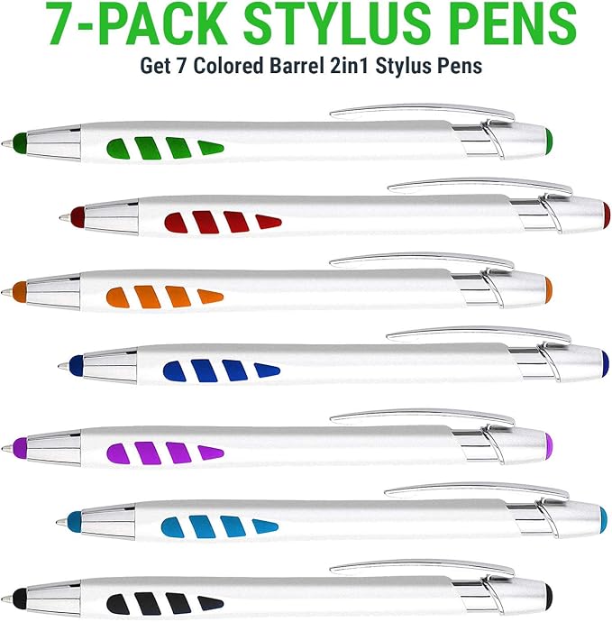 Stylus Pens - 2 in 1 Touch Screen & Writing Pen, Sensitive Stylus Tip - - Image 2