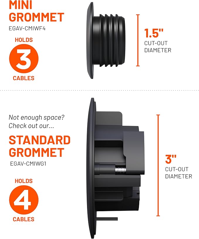 ECHOGEAR Wall Cable Hiders for Cable Management - Image 8