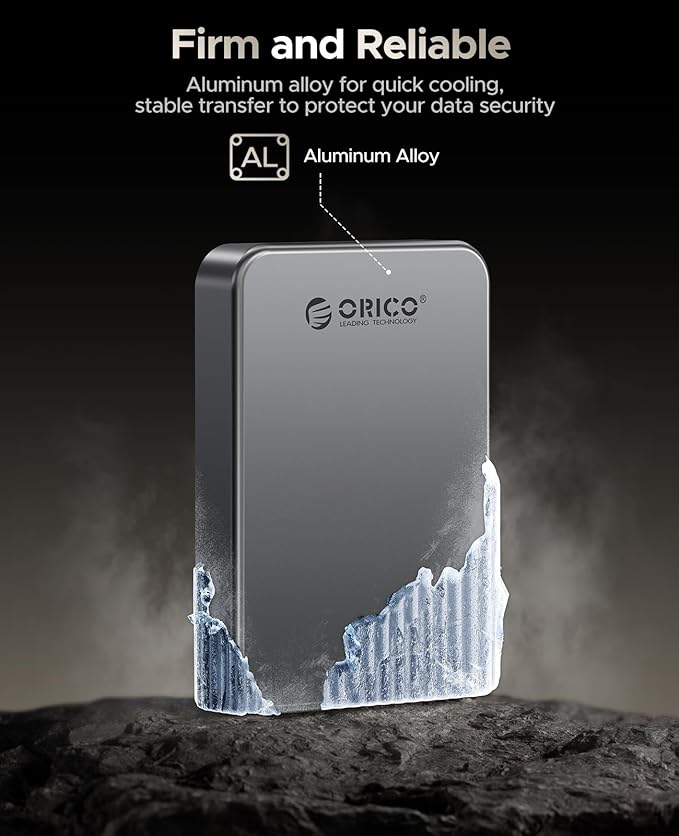 ORICO 512GB Magnetic Portable SSD, Aluminum Alloy, 4K 120 fps ProRes HDR Record - Image 6